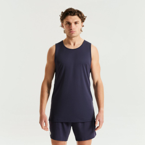 PRESSIO - Men - Sustain Singlet - Navy/Matte